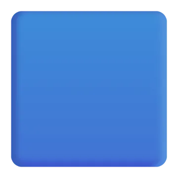 a blue square icon on a white background
