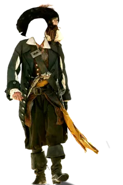 a man dressed as a pirate