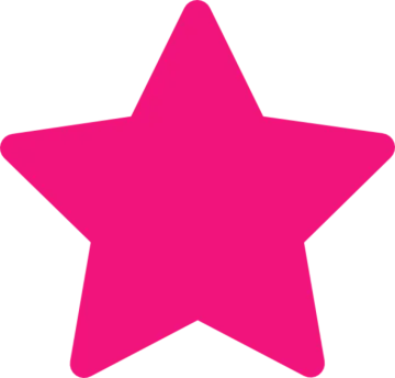 a pink star