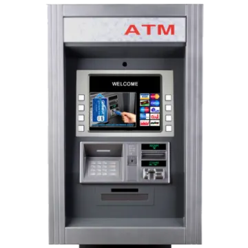 an atm machine with a credit card slot