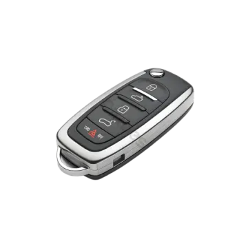 a car key with the remote control button