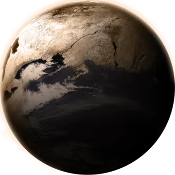 an image of the earth from space