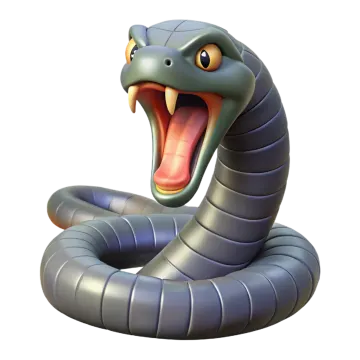 an image of a snake with its mouth open