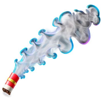 a cigarette with smoke coming out of it