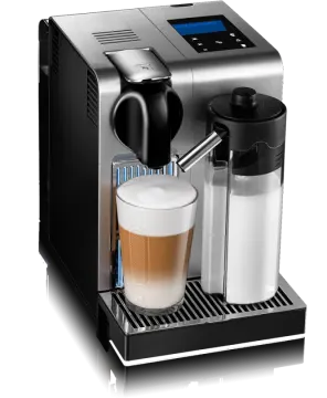 a coffee machine with a cup on it