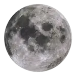 a full moon is shown in this image