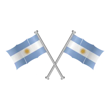 argentina and argentina crossed flags