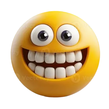 an orange ball with a smile on it