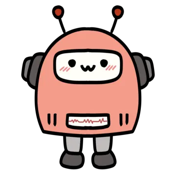 a cartoon robot with an open mouth