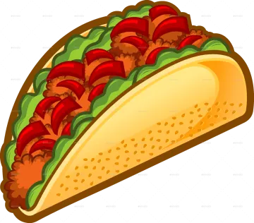 a tacoa with meat and vegetables on it