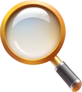 a magnit with a white background