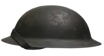 a german steel helmet