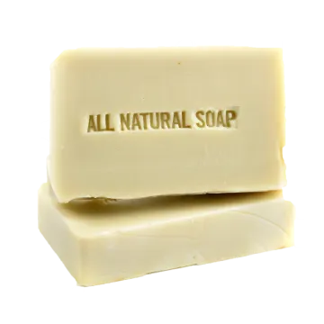 a bar of soap on a white background