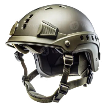 a military helmet on a white background