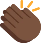 a brown hand with the sun in the middle