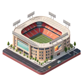 an illustration of a football stadium