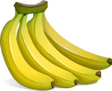 a bunch of bananas on a white background