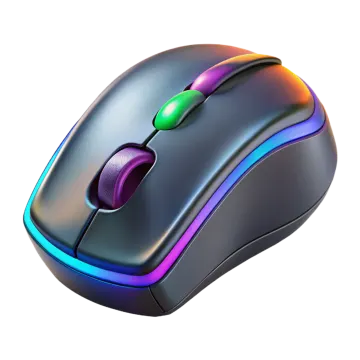 a computer mouse on a white background