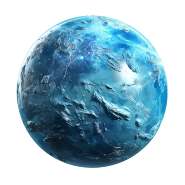 an image of the earth with a white background