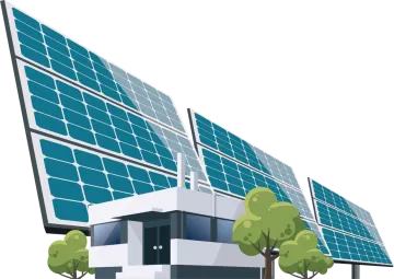 a house with solar panels on the roof