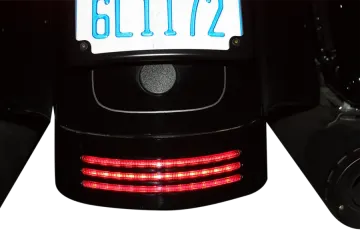 a motorcycle with a number plate on it