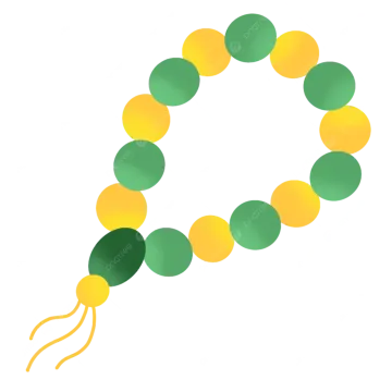 a green and yellow balloon with a white background