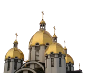 a large building with a golden dome on top