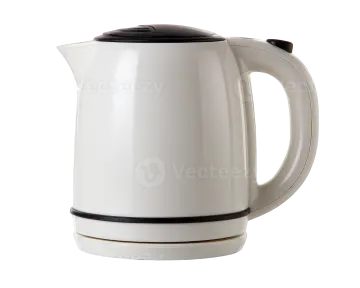 an electric kettle on a white background