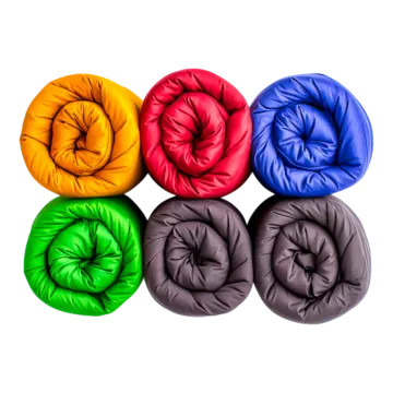 the four colors of a sleeping bag