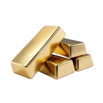 a pile of gold bars