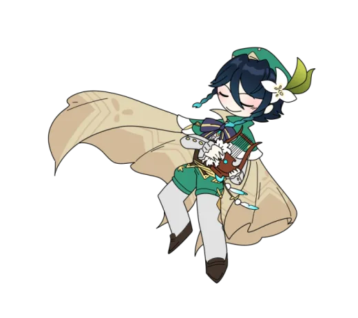an image of a woman in a green outfit holding a sword