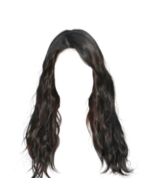a drawing of a woman with long hair
