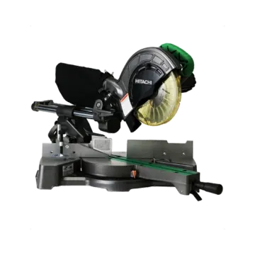 a miter sawing machine on a white background