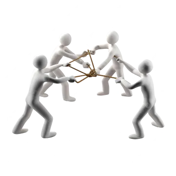 a group of people holding hands in a circle