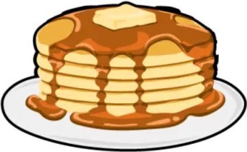 a stack of pancakes on a plate