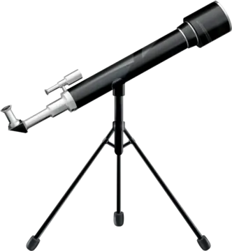 a telescope on a tripod stand