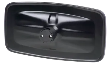 a black plastic door handle for a car