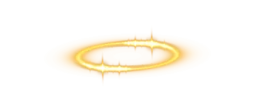 a ring of light on a white background