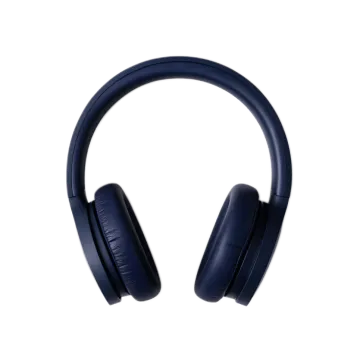a pair of headphones on a white background