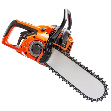 a chainsaw is shown on a white background
