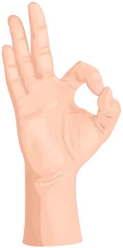 a person's hand showing the middle finger