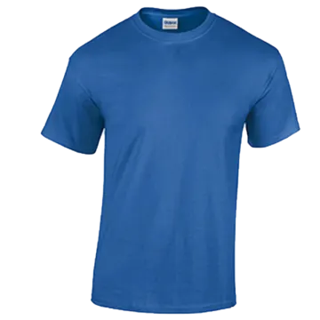 a blue t - shirt on a white background