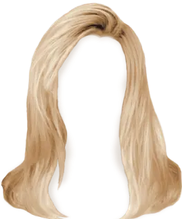 a woman with long blonde hair on her head