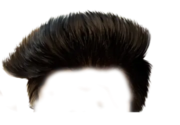 a close up of a man's hair