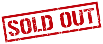 a red stamp with the word sold out