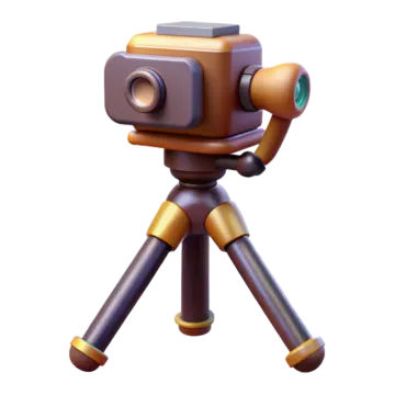a camera on top of a tripod