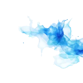blue smoke on a white background
