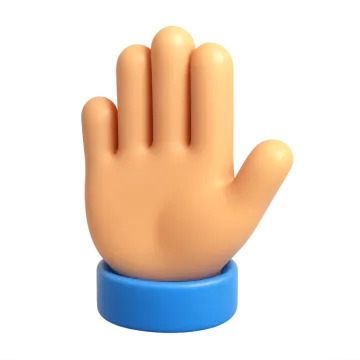 a hand that is on top of a stand