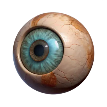 a close up of an eye with the pupil visible