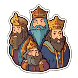 the three wises sticker